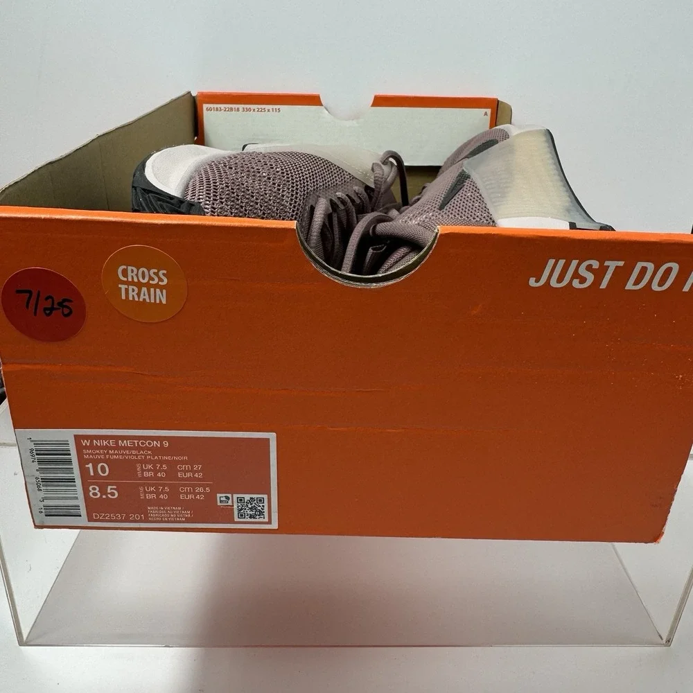 Brand New Nike Metcon 9 Training Shoes Smokey Mauve DZ2537-201 Women's Size 10
